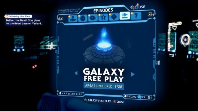 Comment débloquer Galaxy Free Play dans LEGO Star Wars Skywalker Saga
