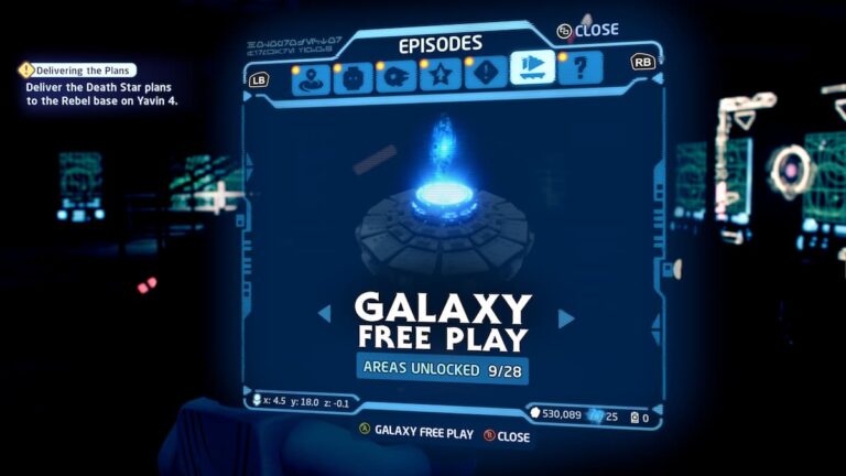 Comment débloquer Galaxy Free Play dans LEGO Star Wars Skywalker Saga