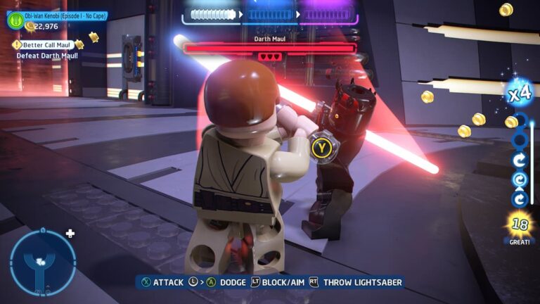 Comment battre Dark Maul dans LEGO Star Wars Skywalker Saga