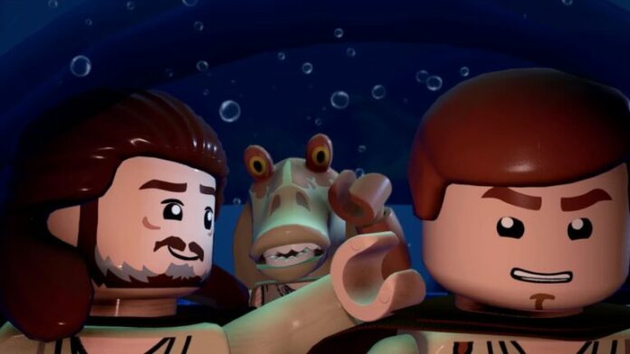 Comment tirer sur la tête des droïdes de combat dans l'épisode I de LEGO Star Wars : La saga Skywalker
