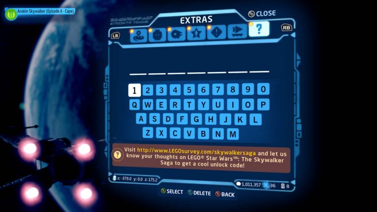 Comment obtenir des codes dans LEGO Star Wars Skywalker Saga