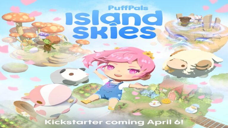 Simulation de vie mignonne Kickstarter, PuffPals: Island Skies brise son objectif de financement