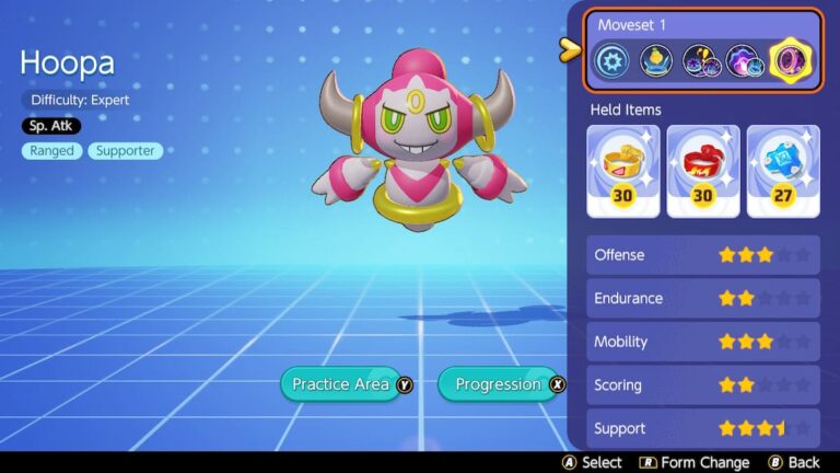 Meilleures constructions Hoopa dans Pokémon Unite