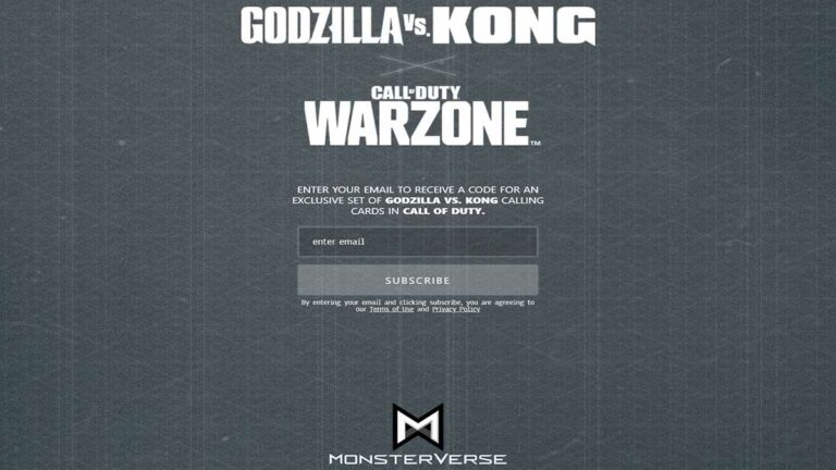 Comment obtenir gratuitement des cartes d'appel Godzilla contre Kong dans CoD Warzone