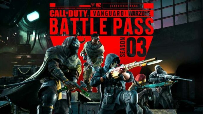 CoD Vanguard & Warzone Season 3 Battle Pass – Récompenses et niveaux

