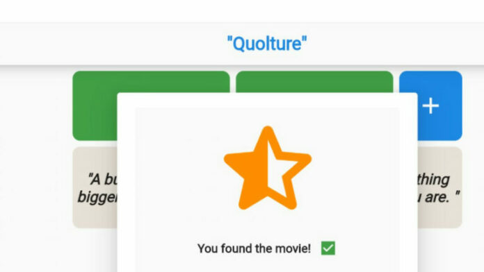  Qu'est-ce que Quolture ?  Un spin-off de Wordle avec une citation de film
