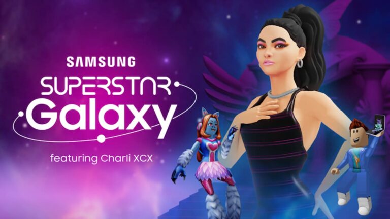 Samsung et Charli XCX rejoignent le Roblox Metaverse dans l'expérience Samsung Superstar Galaxy