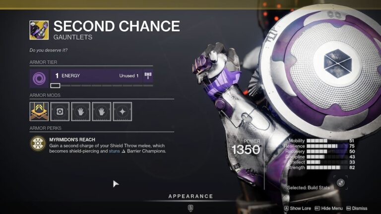 Destiny 2: Comment obtenir les gantelets exotiques de la deuxième chance