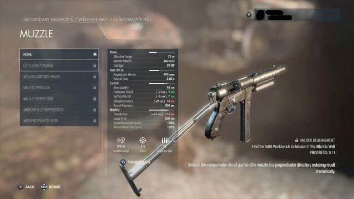 Meilleur chargement SMG dans Sniper Elite 5

