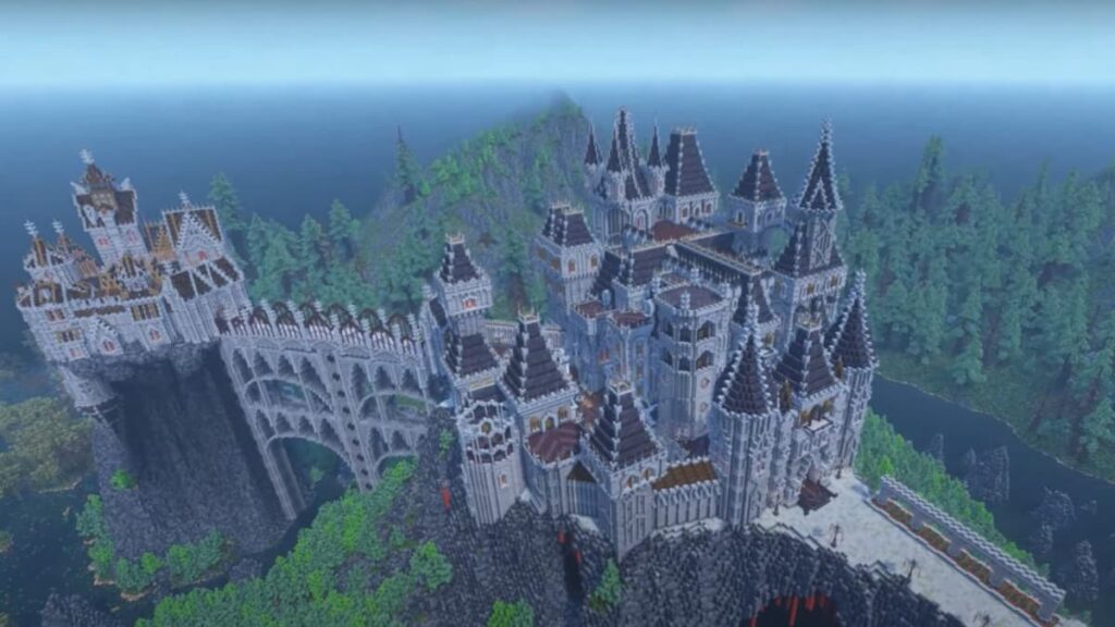 Plan du château de Minecraft Dracula