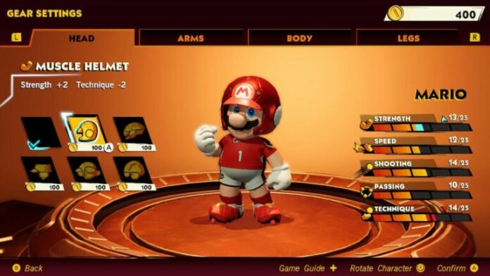Comment obtenir le Muscle Gear dans Mario Strikers: Battle League
