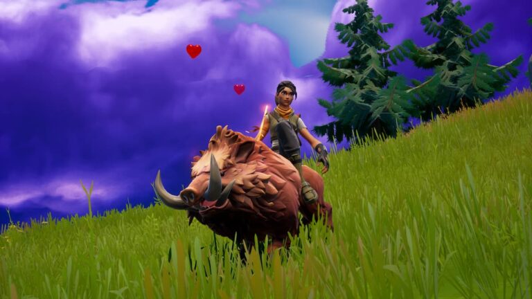 Comment donner un coup de tête à un adversaire en chevauchant un sanglier à Fortnite