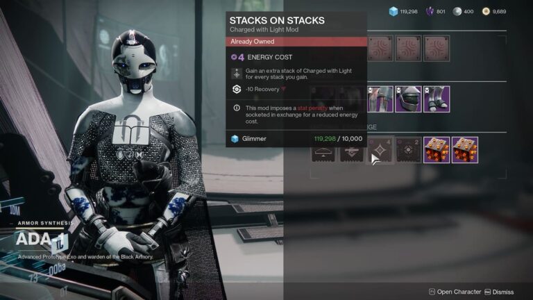 Comment fonctionne Stacks On Stacks dans Destiny 2 ?