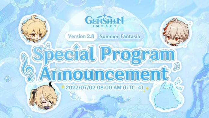 Genshin Impact Version 2.8 Calendrier de diffusion en direct – Date, heure et comment regarder le programme spécial
