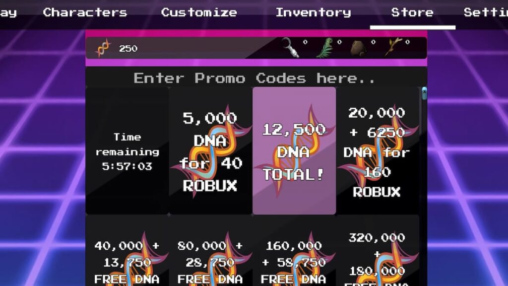 Utiliser le code pour Dinosaur Arcade Roblox