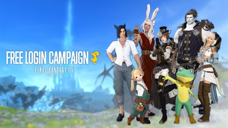 La campagne de connexion gratuite de Final Fantasy XIV est de retour - Les joueurs qui reviennent se connectent gratuitement !