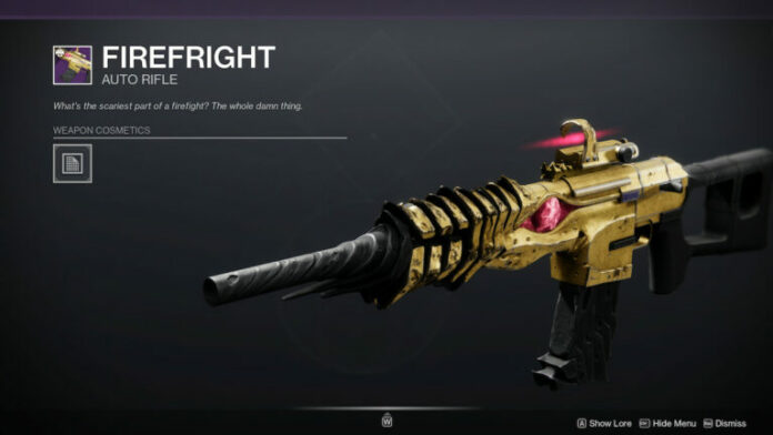 Destiny 2 - Firefright God Roll – Meilleurs avantages pour PVE et PVP
