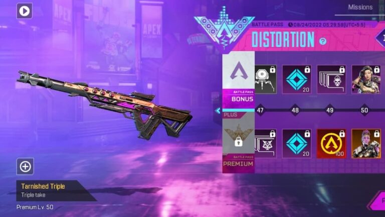 Tous les skins d'armes dans Apex Legends Mobile Distortion Battle Pass