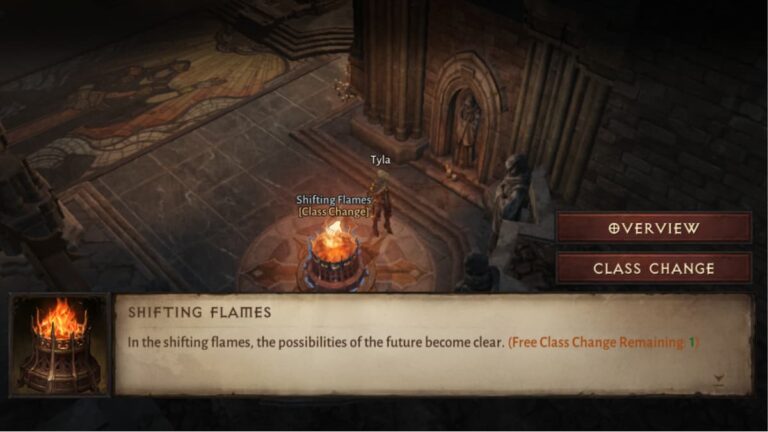 Comment fonctionne le changement de classe dans Diablo Immortal ?