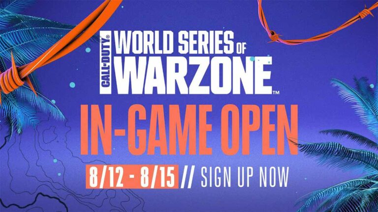 Comment s'inscrire au tournoi World Series of Warzone 2022