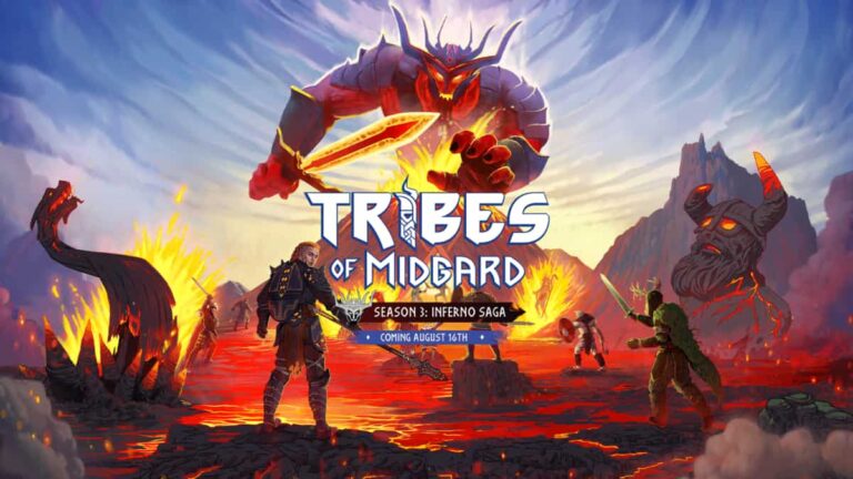 Tout dans la mise à jour Inferno Saga de la saison 3 de Tribes of Midgard - Survival 2.0, New Biomes et Saga Quest