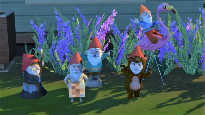 Comment apaiser les gnomes dans Les Sims 4
