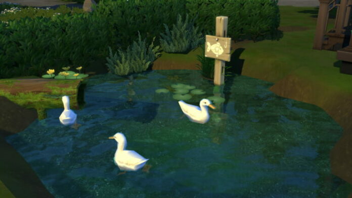 Comment construire un étang dans Les Sims 4
