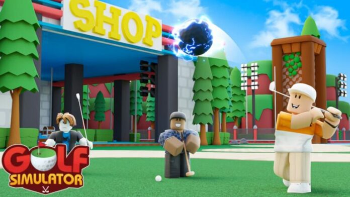 Golf Simulator characters playing golf