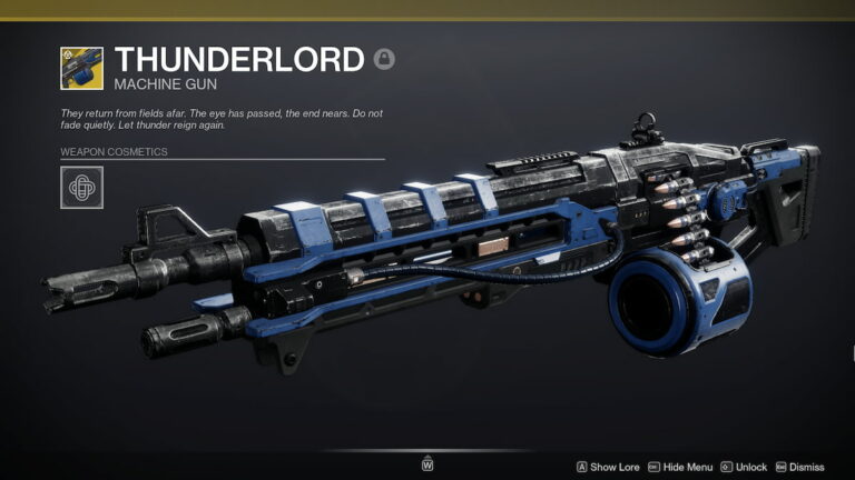 Comment obtenir le catalyseur exotique Thunderlord dans Destiny 2