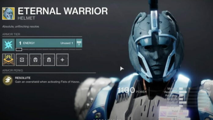 Comment obtenir le casque Titan exotique du guerrier éternel dans Destiny 2
