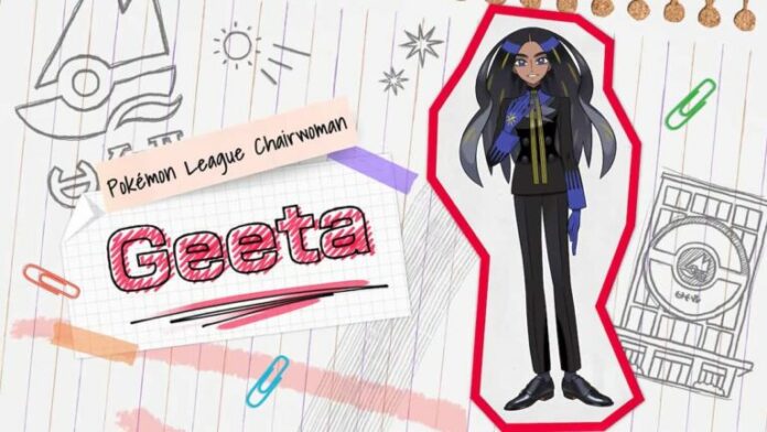 Qui est Geeta dans Pokémon Scarlet et Violet ?
