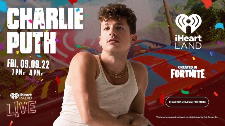 Comment regarder le concert Charlie Puth Fortnite