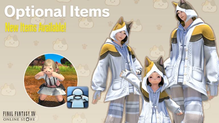 Final Fantasy XIV ajoute une nouvelle emote et une adorable tenue Fat Cat à sa boutique en ligne