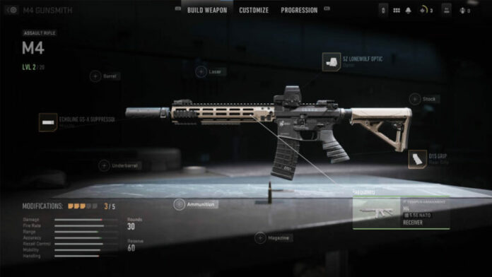 Toutes les armes disponibles dans la bêta de Modern Warfare 2
