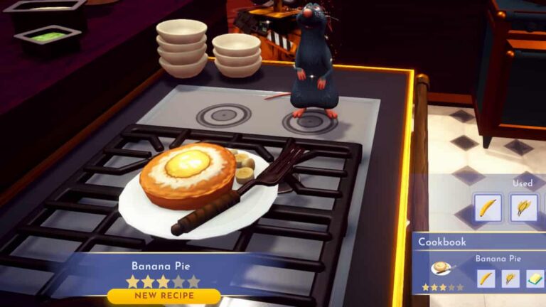 Comment faire une tarte à la banane dans Disney Dreamlight Valley