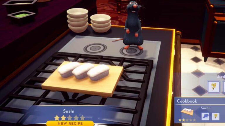 Comment faire des sushis à Disney Dreamlight Valley