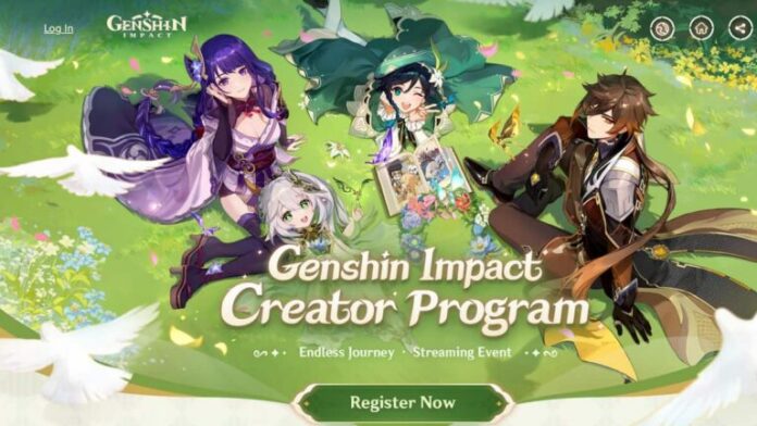 Programme Genshin Impact Creator - Inscription, participation et récompenses

