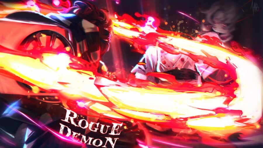 Personnages combattant dans Roblox Rogue Demon