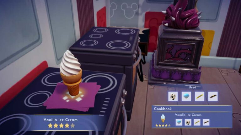 Comment faire de la glace à la vanille à Disney Dreamlight Valley