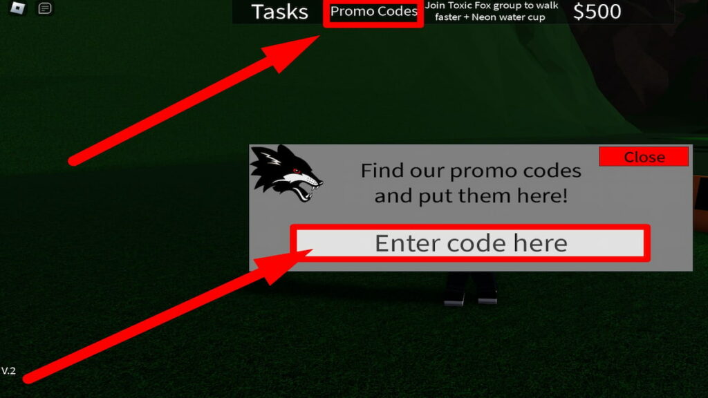 Utiliser la zone de texte du code pour Roblox Drive Thru Tycoon