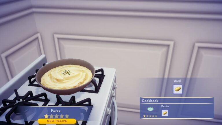 Comment faire de la purée à Disney Dreamlight Valley