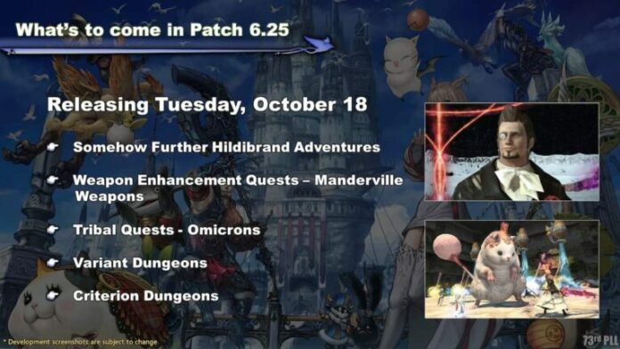 Le patch 6.25 de Final Fantasy XIV sort le 18 octobre
