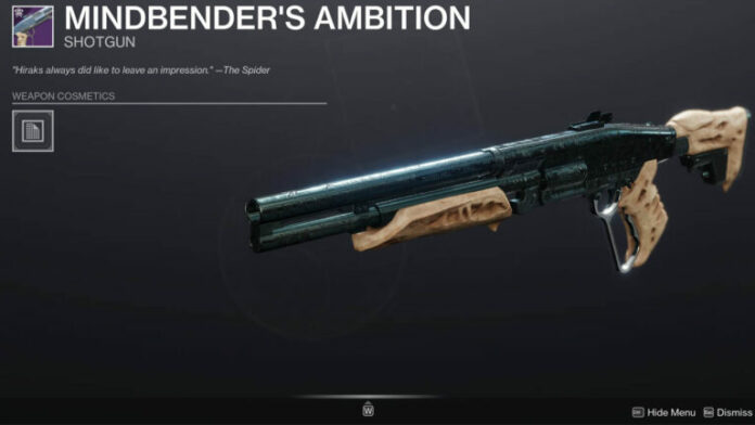 Mindbender's Ambition Best Rolls in Destiny 2

