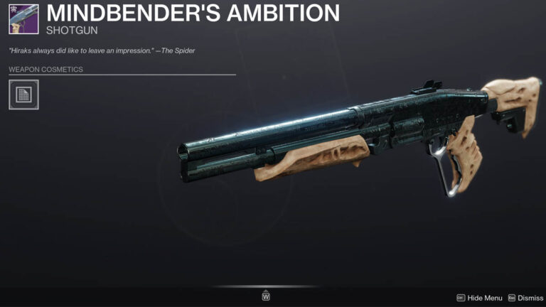 Mindbender's Ambition Best Rolls in Destiny 2