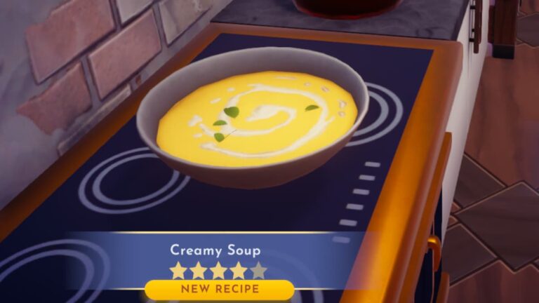 Comment faire une soupe crémeuse à Disney Dreamlight Valley