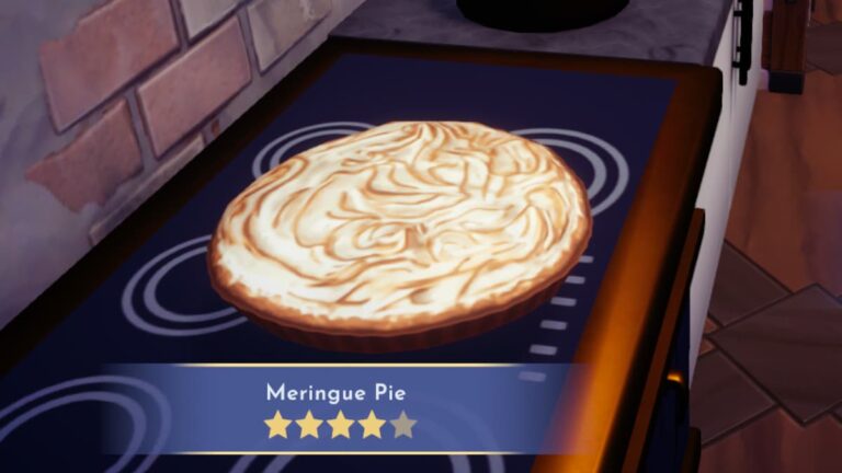 Comment faire une tarte à la meringue dans Disney Dreamlight Valley