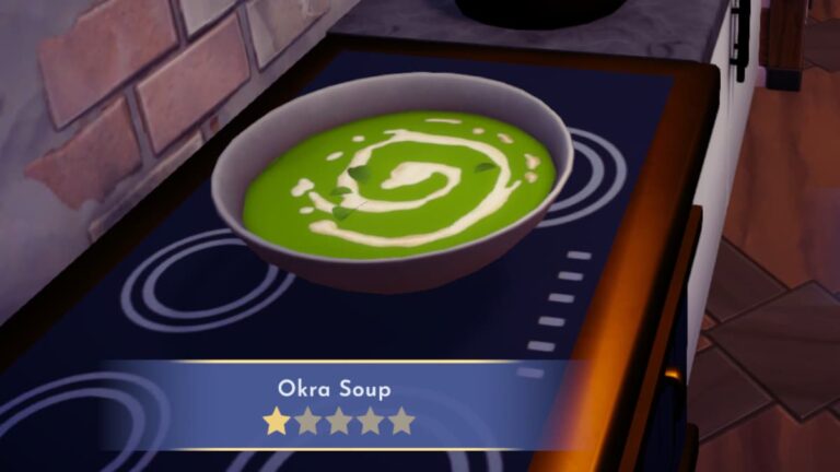 Comment faire de la soupe au gombo dans Disney Dreamlight Valley