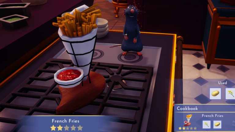 Comment faire des frites dans Disney Dreamlight Valley