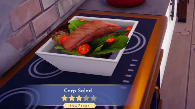 Comment faire une salade de carpes à Disney Dreamlight Valley