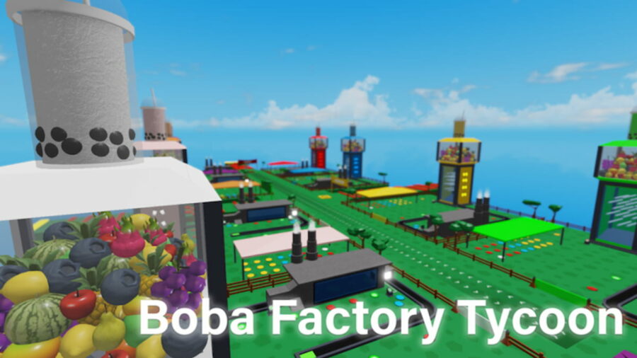 Immense usine à Roblox Boba Factory Tycoon